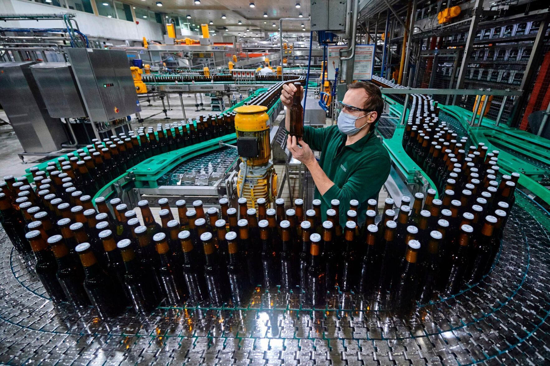 Why beer bottles are usually brown glass